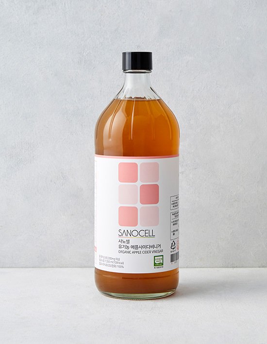 [사노셀] 유기농 애플사이다비니거 1000ml