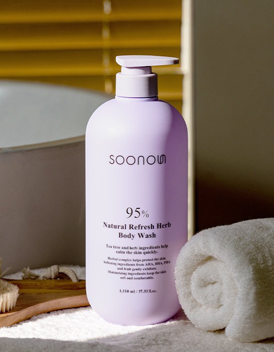 [수노은] 내츄럴 티트리 15만PPM 리프레쉬 허브 바디워시 1110ml