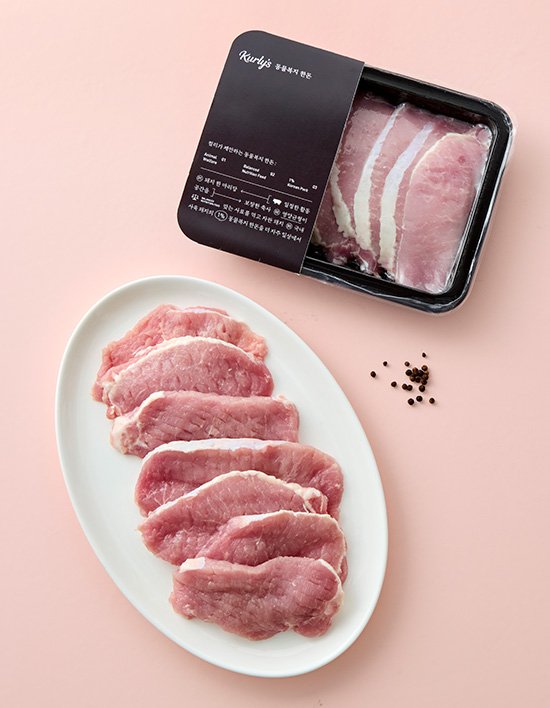 [Kurly's] 동물복지 한돈 등심 돈까스용 500g (냉장)