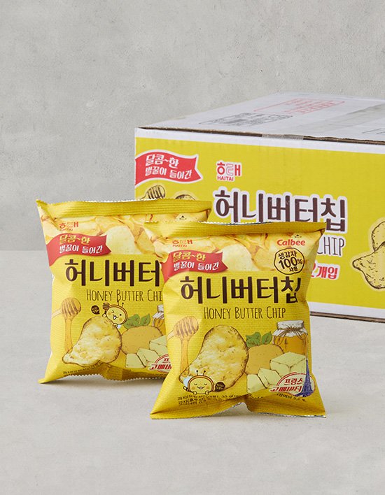 [해태] 허니버터칩 미니 박스 33g x 12개입