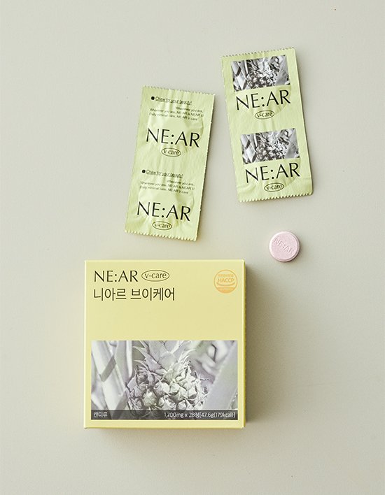 [니아르] 브이케어 파인애플맛 28정