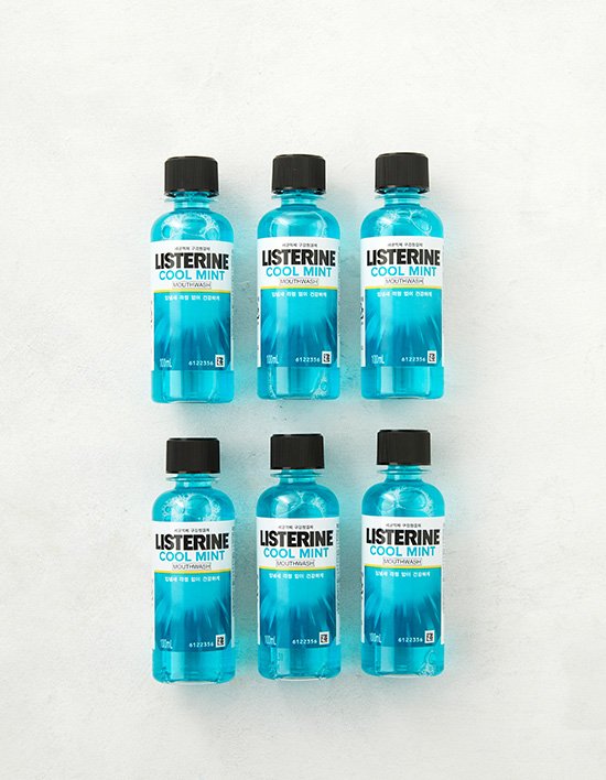 [리스테린] 쿨민트 구강청결제 100ml x 6개입