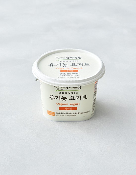 [상하목장] 유기농 요구르트 플레인 400g