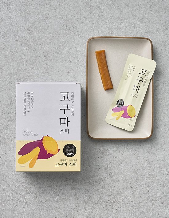 [자연다움] 간편하고 든든하게 고구마스틱 10개입 박스