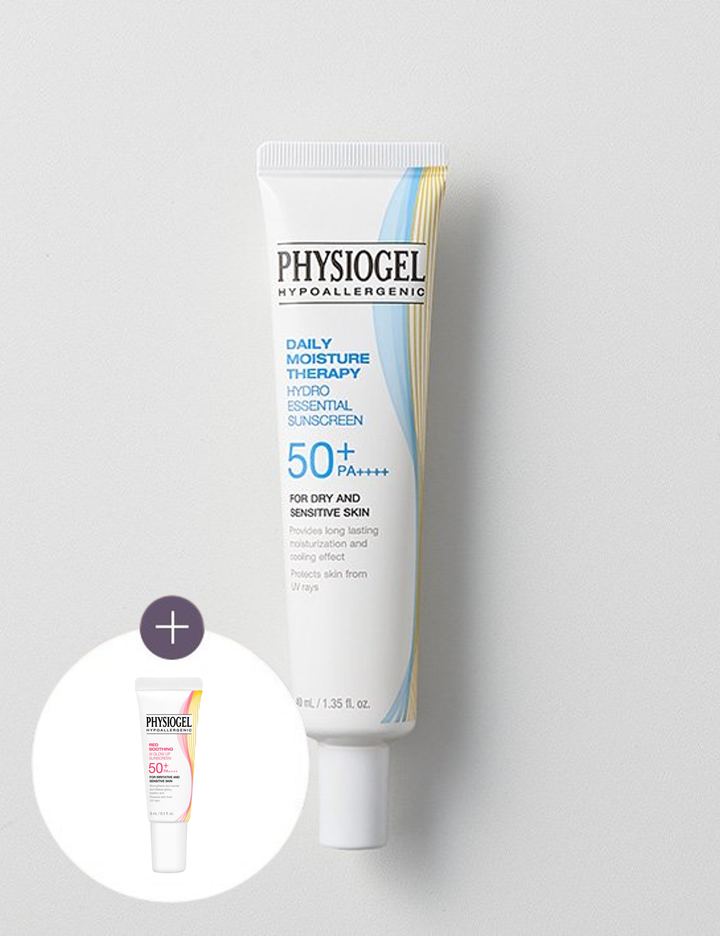 [피지오겔] DMT 하이드로 에센셜 선크림 40ml(+AI 글로우업 선크림 5ml)