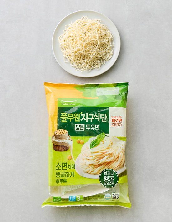 [풀무원] 식물성 지구식단 얇은 두유면 3입