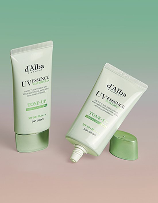 [달바] 클린 티트리 리포좀 톤업 선크림 그린 50ml 1+1 세트 (SPF 50+ PA++++)