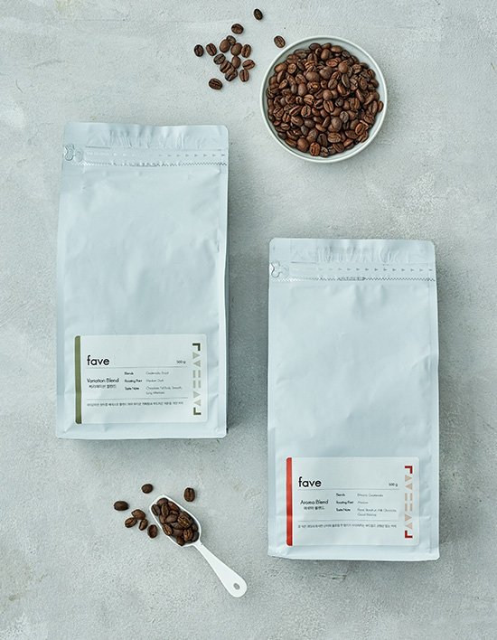 [페이브] 블렌드 원두 500g 2종 (택1)