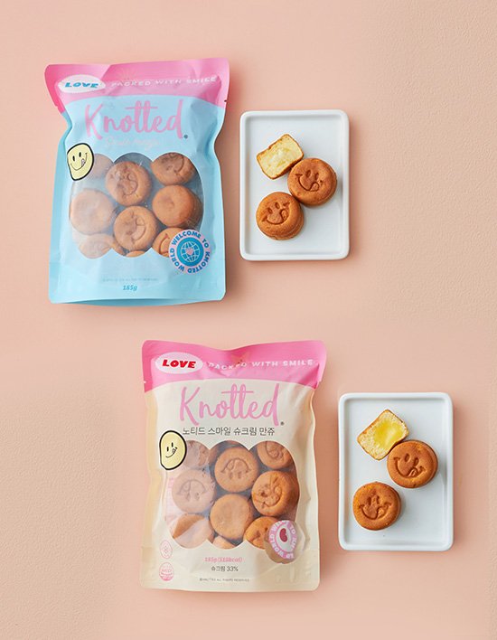 [노티드] 스마일 만쥬 2종 (택1)