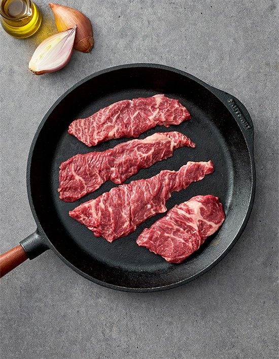 [레인저스벨리] 호주산 흑소 MB3+ 본갈비살 구이용 200g