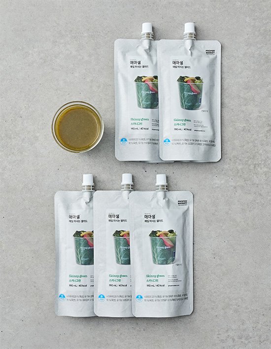 [프로퍼마켓] 매마샐 스키니그린 (190mL X 5개)