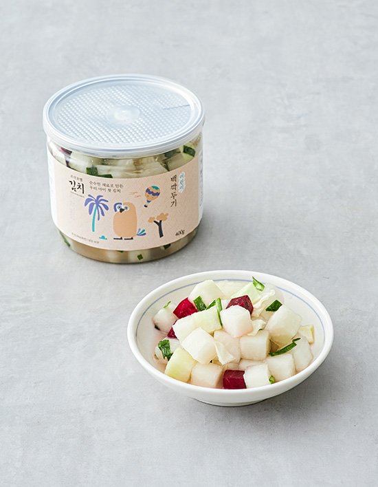 [조선호텔김치] 조선 어린이 백깍두기 400g