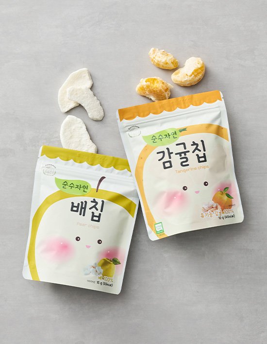 [오가닉스토리] 순수자연 과일칩 2종