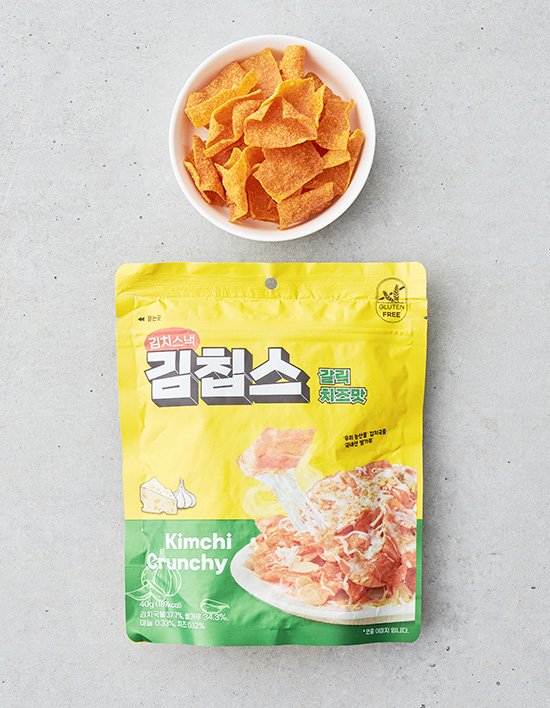 [더다믐] 김칩스 갈릭치즈맛 40g