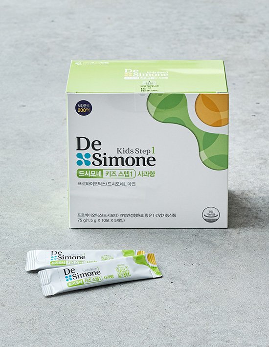 [드시모네] 키즈 스텝1 사과향 유산균 (50일분)