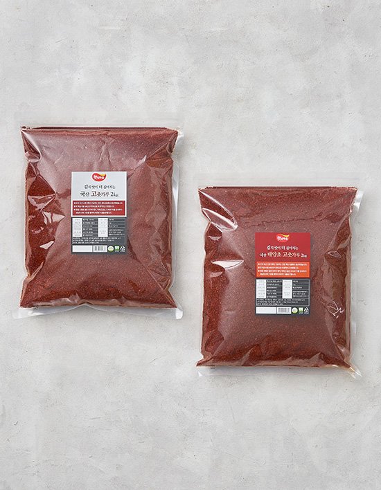 [햇님마을] 김치 맛이 더 깊어지는 국산 고춧가루 2종 (택1)