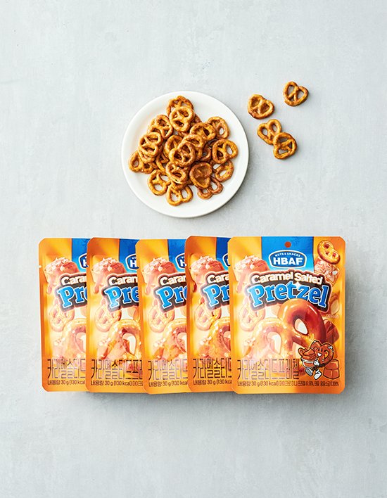 [HBAF] 카라멜 솔티드 프레첼 30g X 5개입