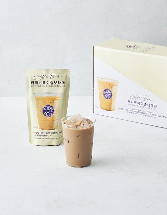[커피빈] 헤이즐넛 라떼 파우치 (190mL X 10개입)
