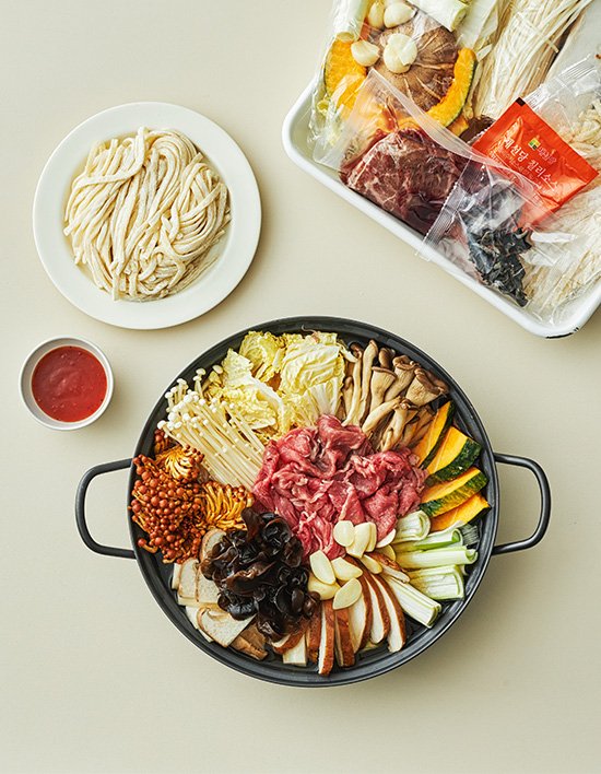 [채선당] 소고기 버섯 샤브샤브 밀키트
