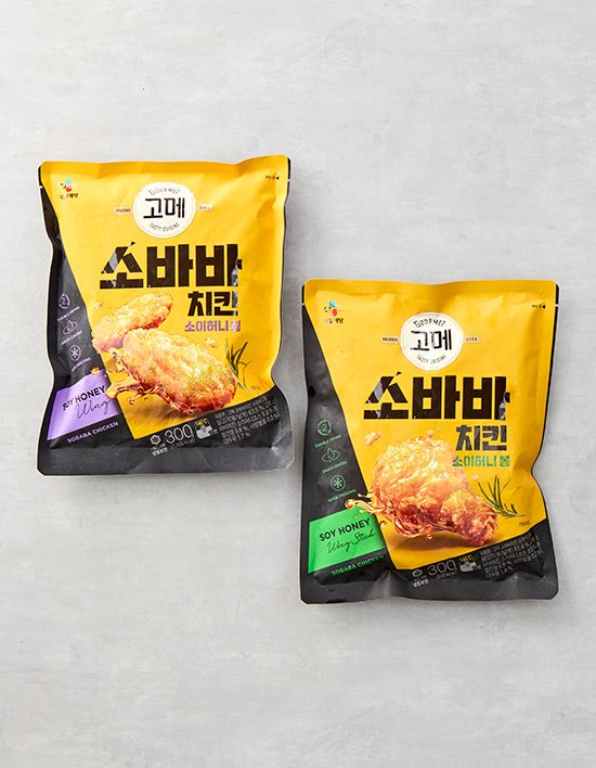 [고메] 소바바치킨 소이허니 윙/봉(택1)