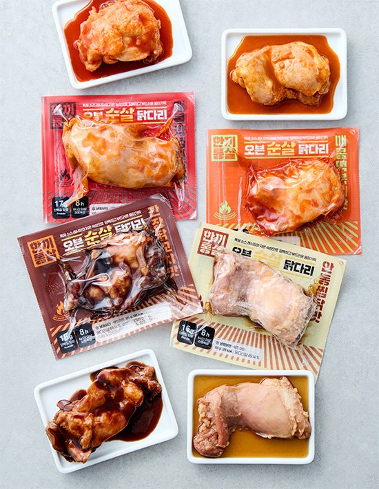 [한끼통살] 오븐 순살 닭다리 4종
