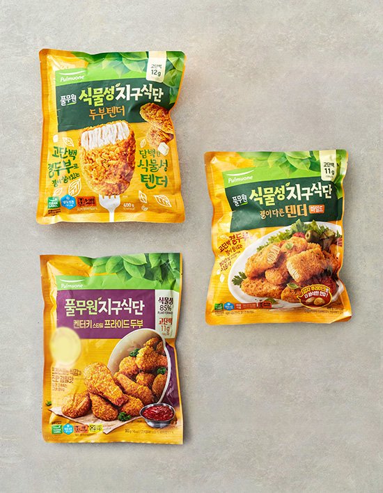 [풀무원] 지구식단 인기 두부텐더 3종 (택1)