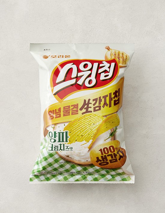 [오리온] 스윙칩 양파크림치즈 124g