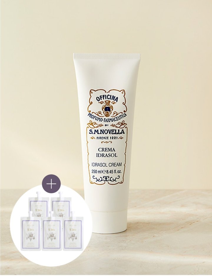 [산타마리아노벨라] 크레마 이드라솔 250ml (바디크림) + 메디치 바뇨쉬우마 40ml 추가 증정