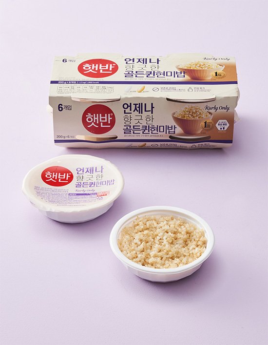 [컬리X햇반] 향긋한 골든퀸현미밥 200g*6입 