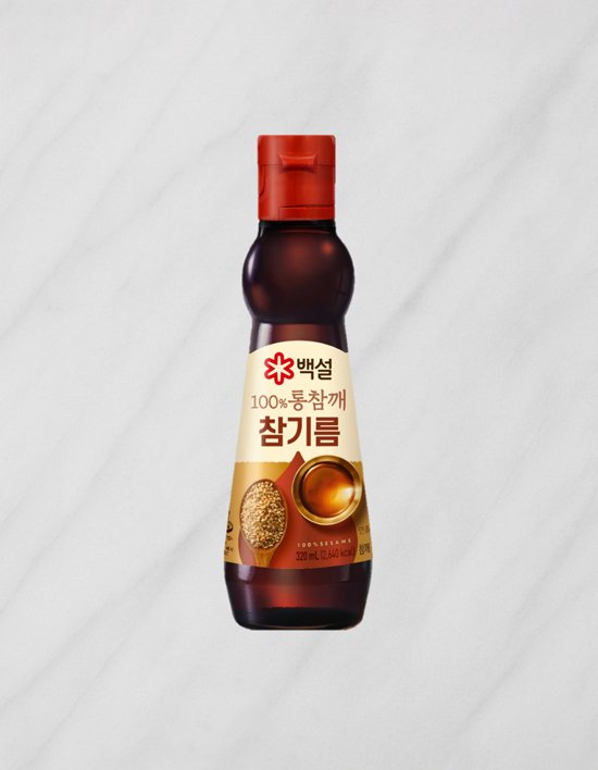 [백설] 100% 통참깨 참기름 320mL