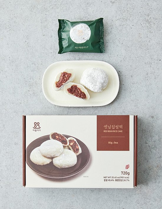 [마음이가] 옛날찹쌀떡 (80g X 9개입)