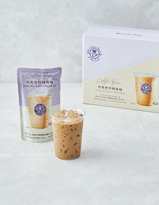 [커피빈] 카페 라떼 파우치 (190mL X 10개입)