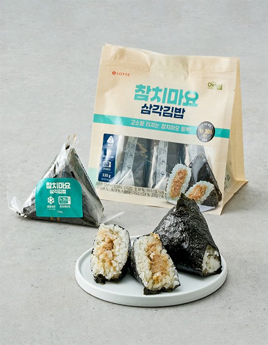 [쉐푸드] 참치마요 삼각김밥 (냉동/3개입)