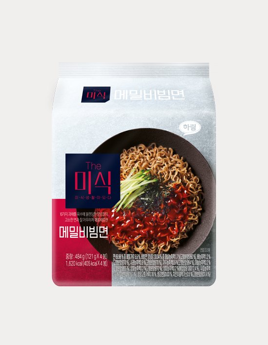 [The미식] 메밀비빔면 4입