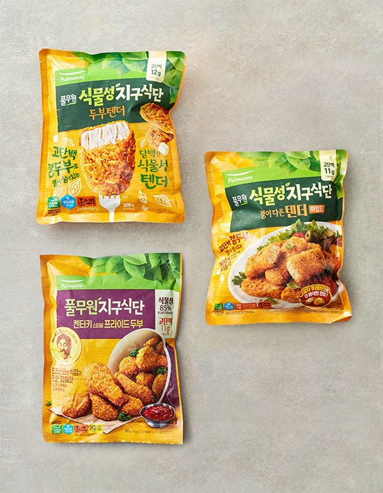 [골라담기][풀무원] 지구식단 인기 두부텐더 3종 (택1)