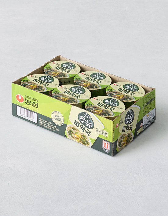 [농심] 후루룩쌀국수 미역국 6입