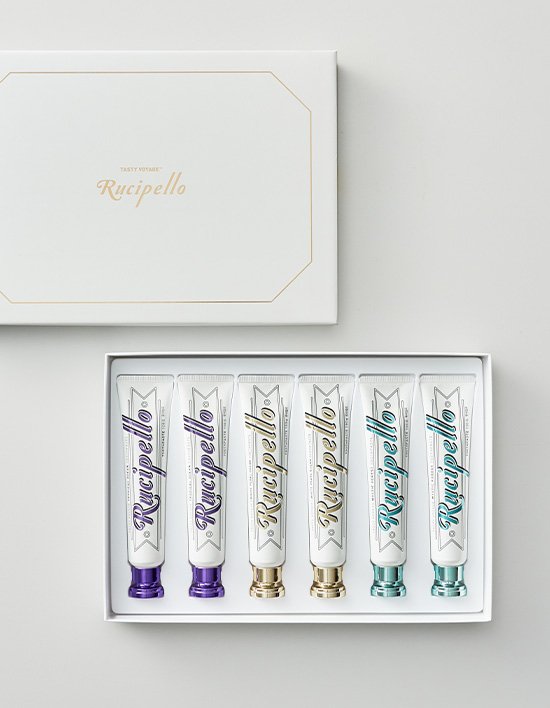 [루치펠로] 치약 6입 선물세트(쇼핑백 포함)