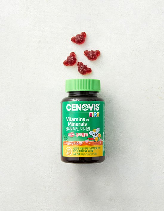 [세노비스] 키즈 멀티비타민 미네랄 구미젤리 (30일분)
