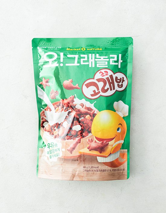 [마켓오네이처] 오! 그래놀라 초코고래밥 300g