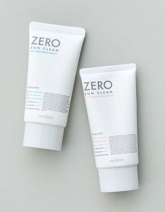 [롬앤] 제로 선 클린 SPF 50+, PA++++ 2종(택1) 