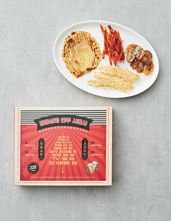 [강릉상회] 건어물 안주 사총사