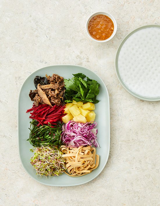 [도리깨침] 미니 월남쌈 (1인분)