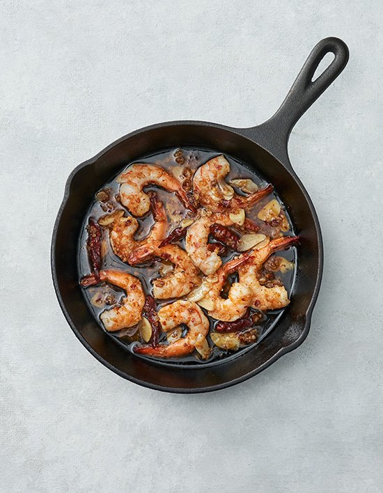 [모현상회] 점보새우 감바스 