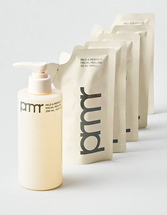 [프리메라] (1+1혜택) 마일드 앤 퍼펙트 페이셜 필링 250ml 기획세트 (본품 250ml, 리필파우치 50ml*5개)