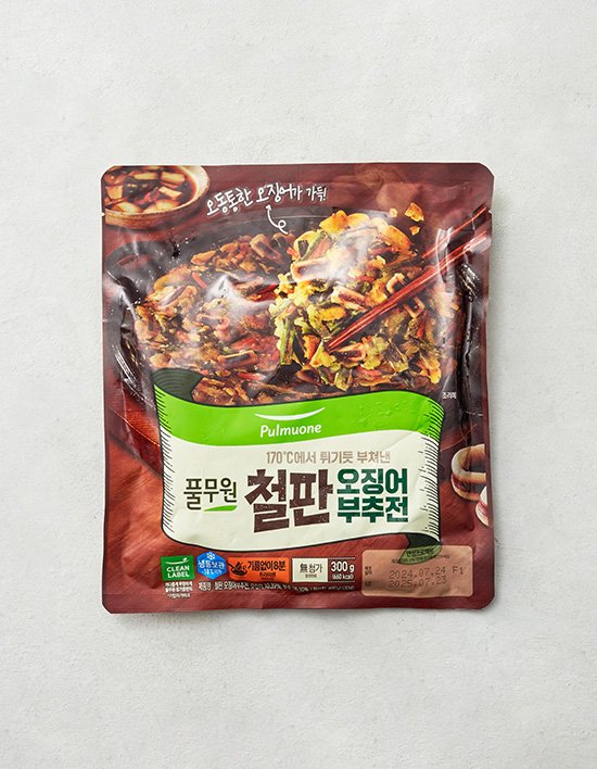 [풀무원] 철판 오징어 부추전 300g