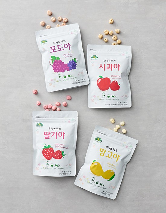 [오가닉스토리] 유기농 퍼프 4종