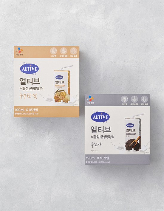 [얼티브] 균형영양식 2종 16입 190mL