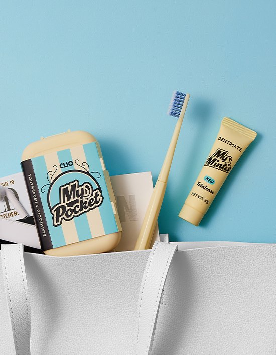 [크리오] 마이 포켓 휴대용 칫솔치약세트