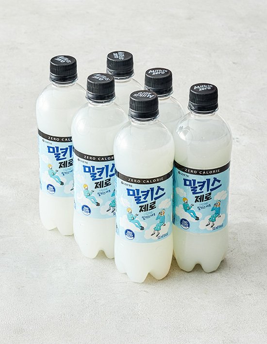 [롯데칠성] 밀키스 제로 (500mL X 6개)