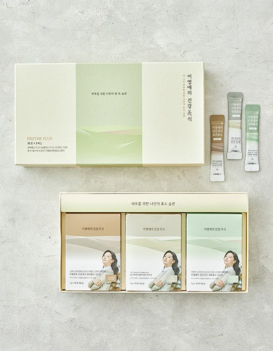 [이영애의 건강미식] 생생/새싹/초코효소 플러스 3종 선물세트 90포